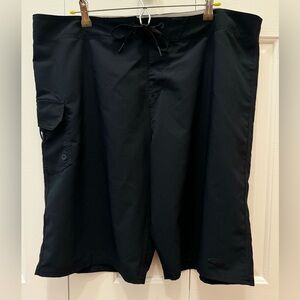 Oakley Men’s Black Swim Trunks Board Shorts with pocket Size 40